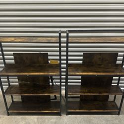 matching L-shaped desk and bookshelf set **  like new **  originally retailed for over $600