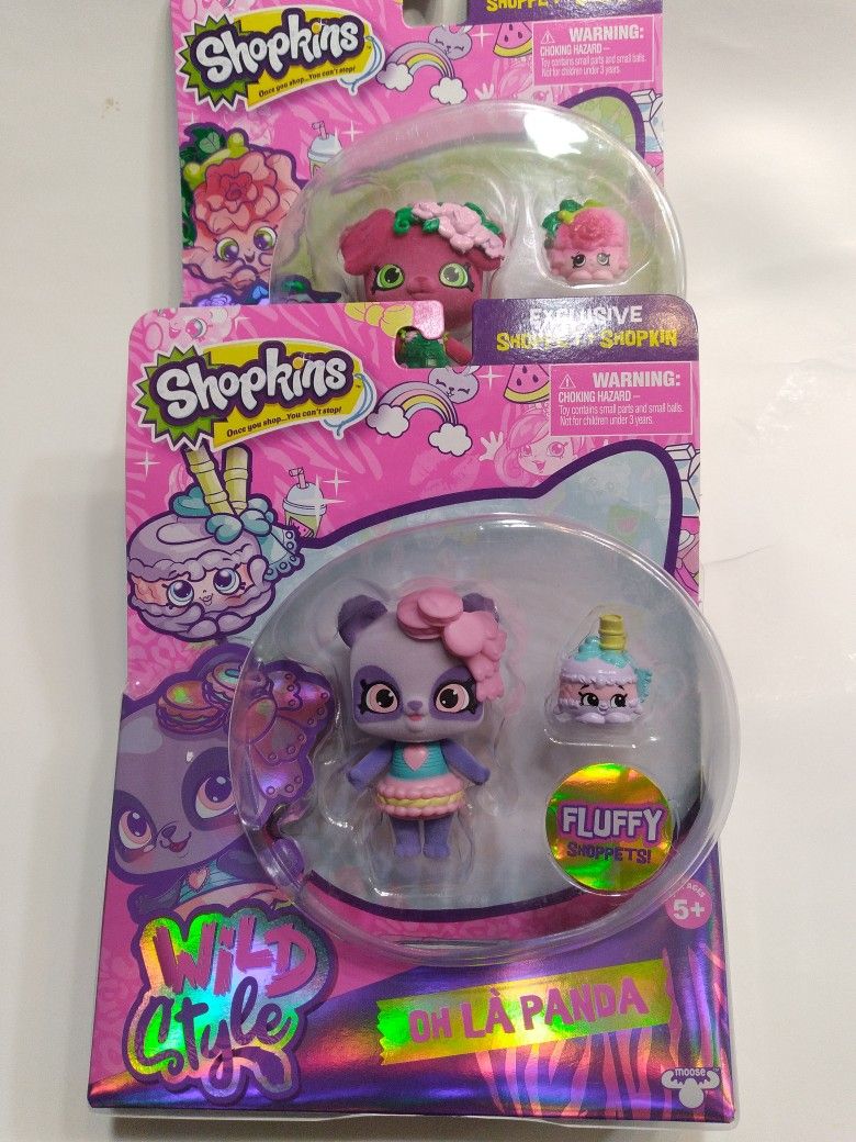 Shopkins - 2 Packs - Fluffy Shoppets