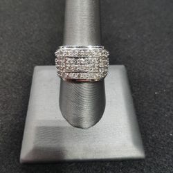 White Gold Diamond Ring 