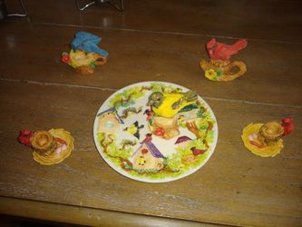 '96 bird mini tea set