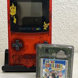 Nintendo Gameboy Color Pokemon Theme + Super Mario Deluxe