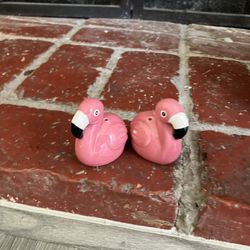 Flamingo Salt And Pepper Shakers