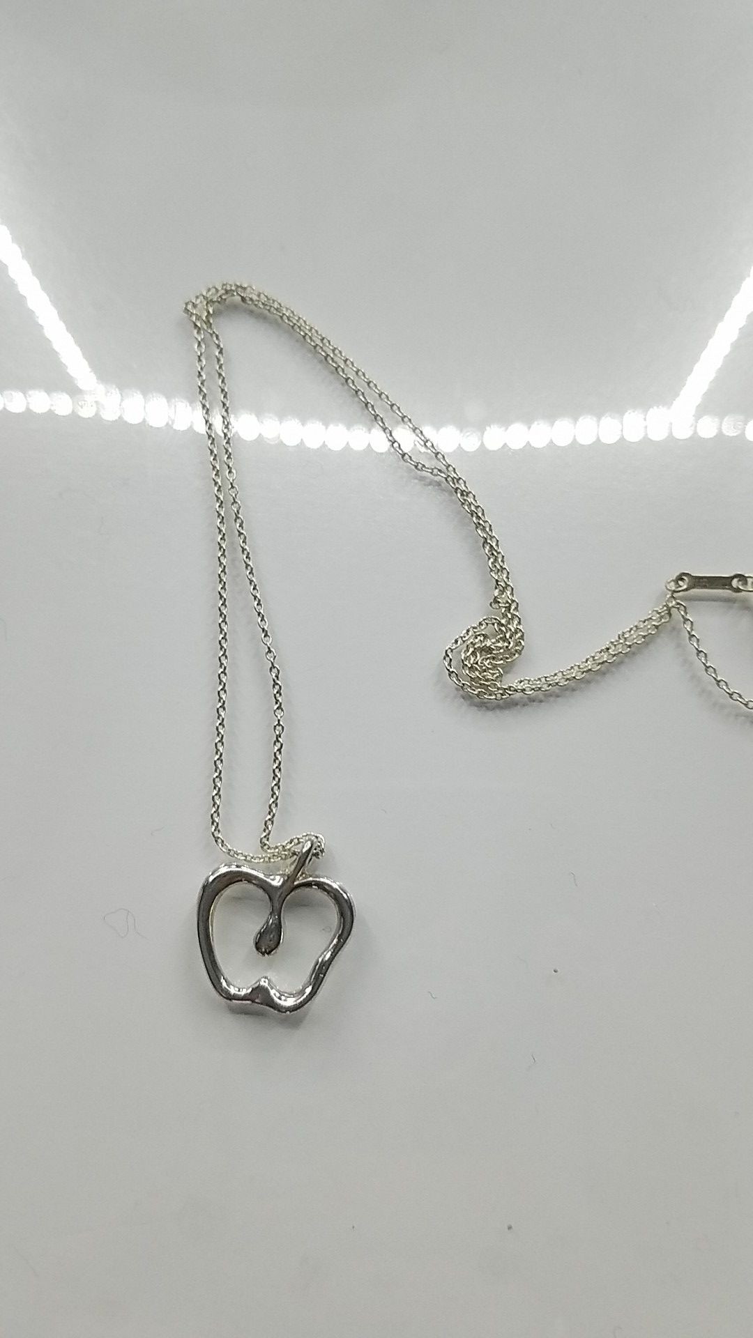 Tiffany&co Sterling silver apple necklace