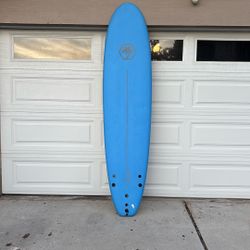 8ft Blue Foam Beginner Surfboard ✅
