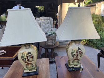 PAIR OF  LAMPS WITH SHADES