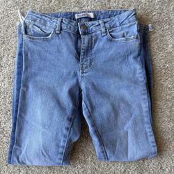 Distressed Light Blue Jeans