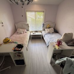 Twin Bed Set Of Two With A Pullout Bed