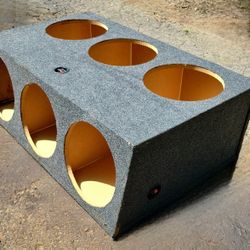 6 Hole 12" Sealed Subwoofer Enclosure 