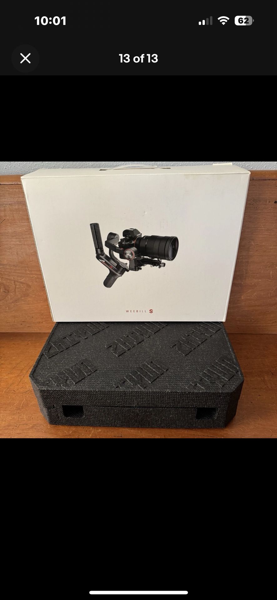 Zhiyun WEEBILL-S 3 Axis Handheld Gimbal Stabilizer for DSLR & Mirrorless Cameras