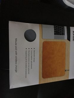 Mouse pad with Wireless charge - black