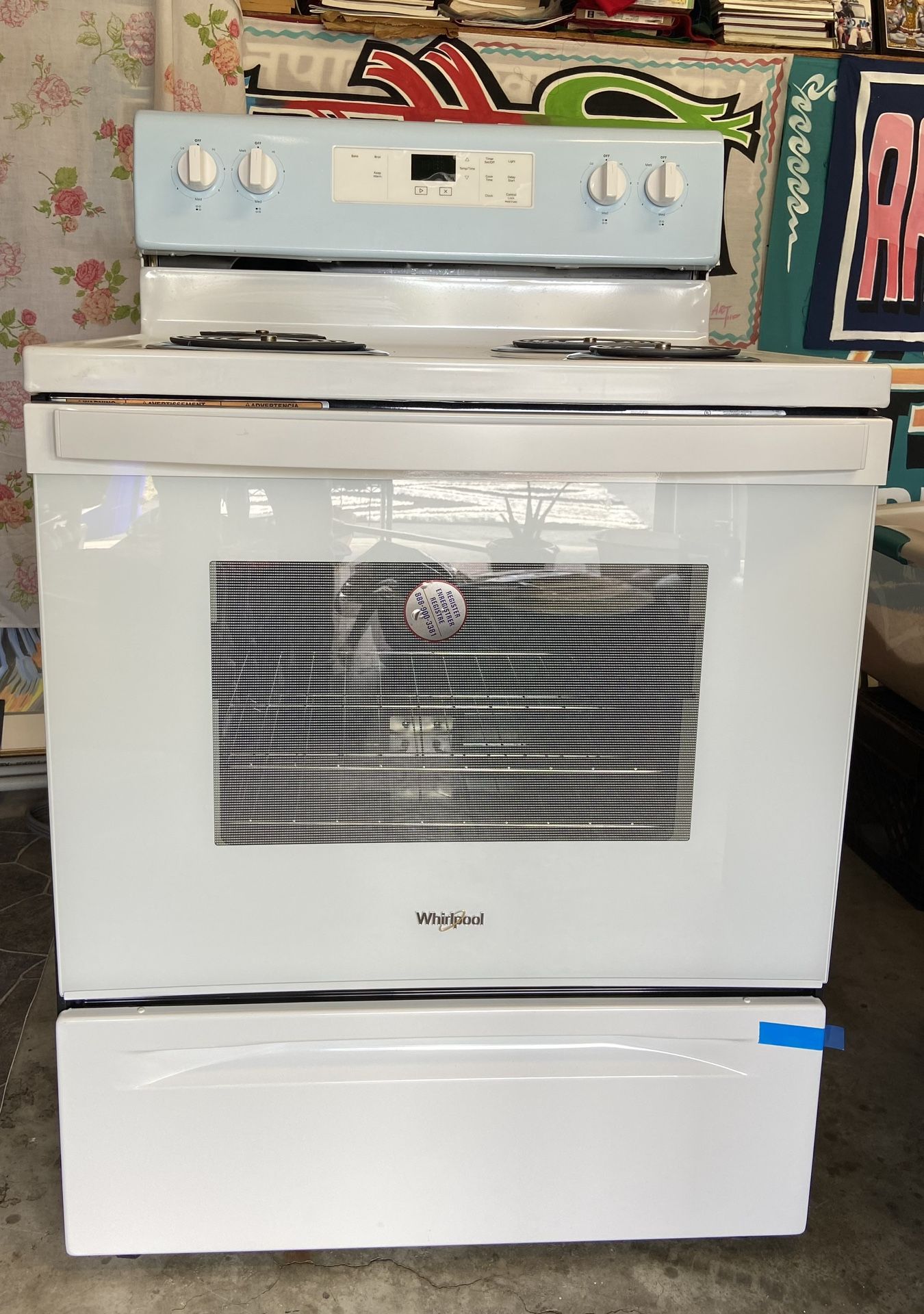 Brand new Whirlpool electric range