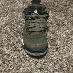 Jordan 4  Olive Green