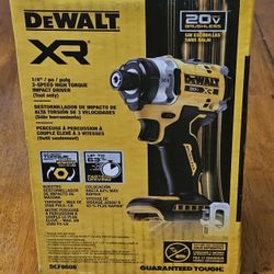 Dewalt 20V MAX XR Cordless Impact Driver (Tool Only) Brand New 