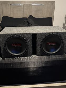 Quinn 12” Subs w/ box