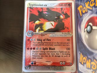 Typhlosion ex Pokémon Card 99/100 HOLO