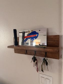 Custom Made Key/Mail Shelf