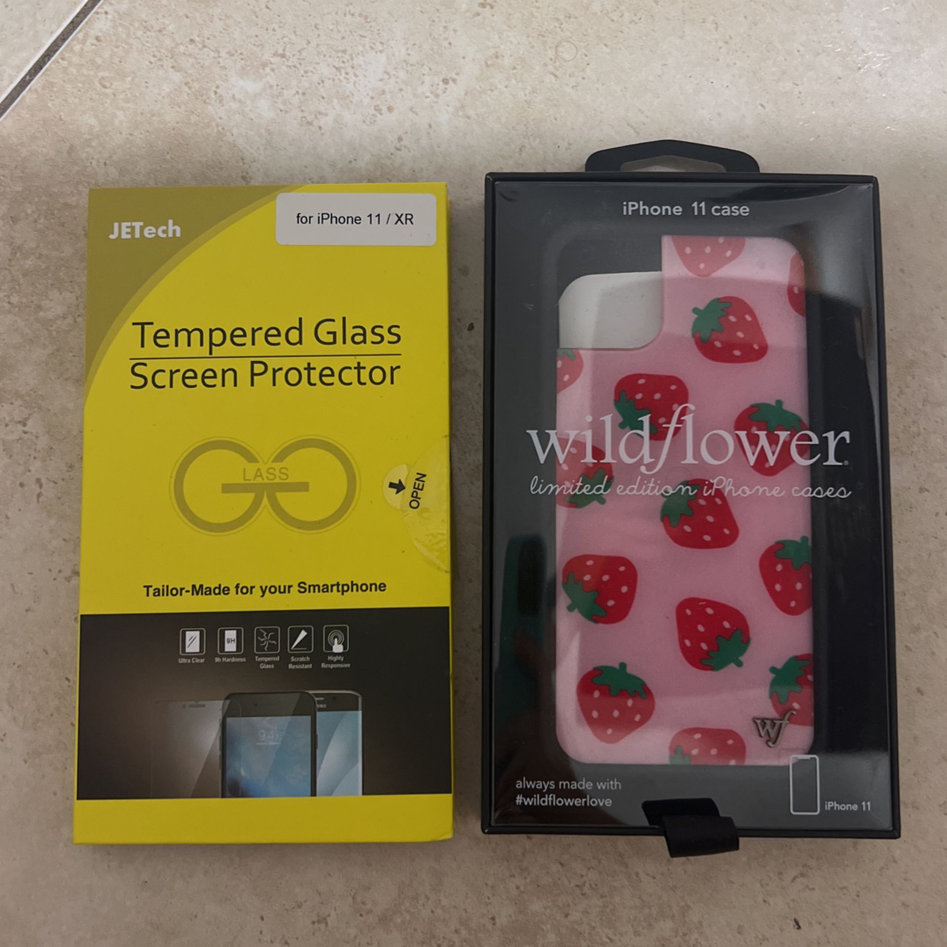 Wildflower case - Iphone 11 with screen protector