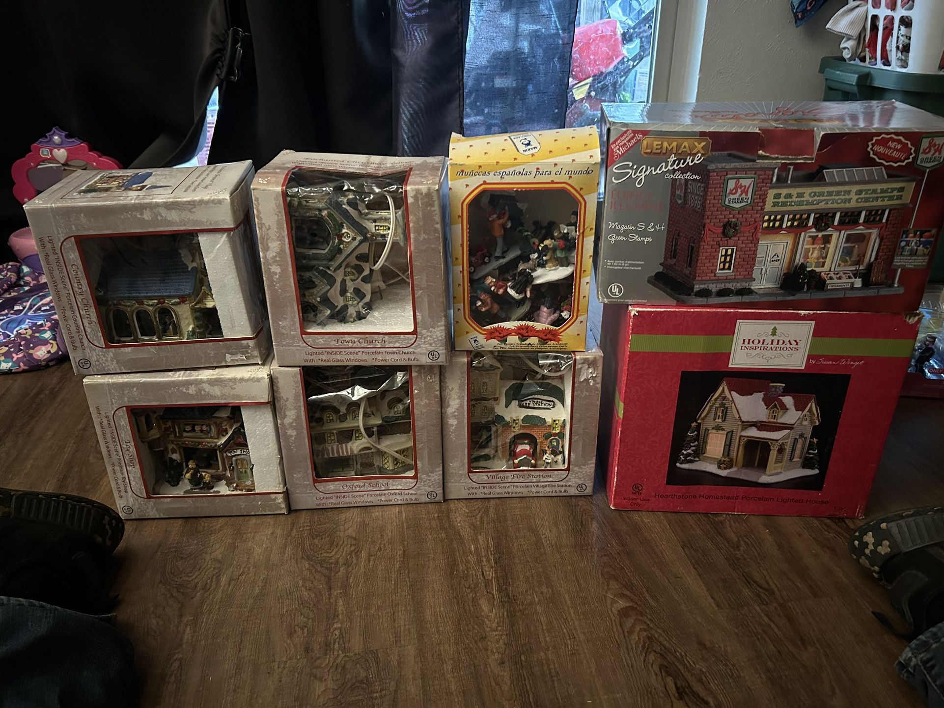 Casitas De Navidad Con Luz 