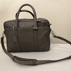 Vintage Coach Leather Messenger And Laptop Bag 