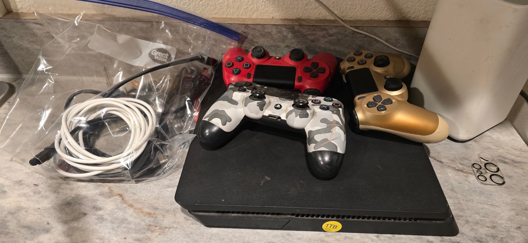 PS4 With Controllers