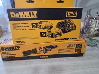 Dewalt 12v 3/8 ratchet with  battery and charger kit