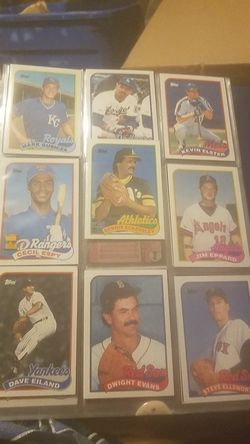 Book of baseball cards
