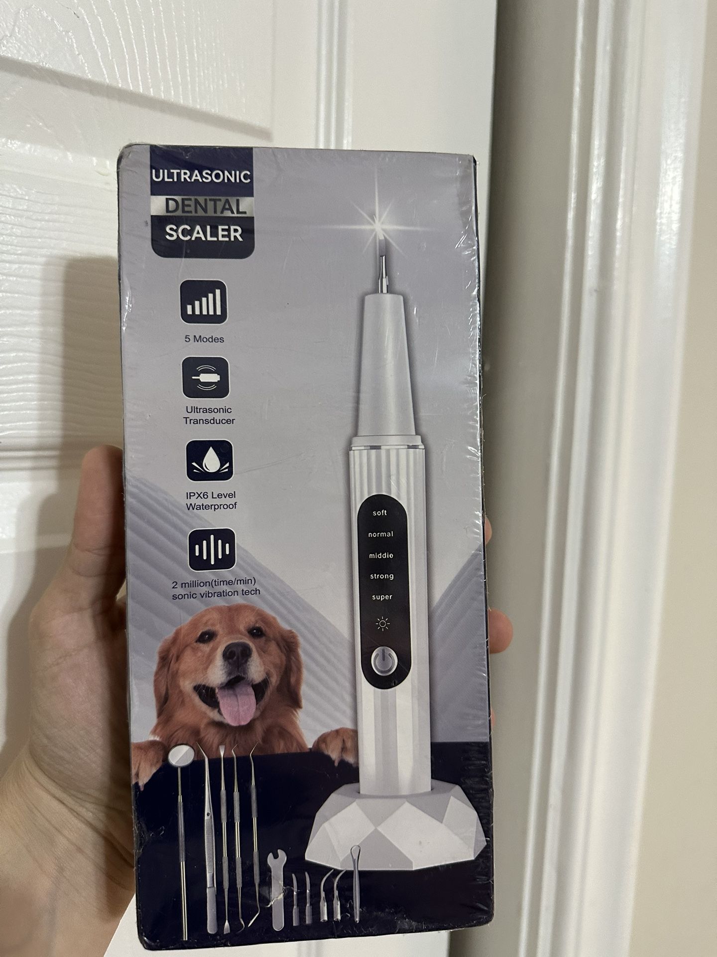 Pet Dog Ultrasonic Dental Scaler For Tartar Stain Tooth Calculus Plaque Remover