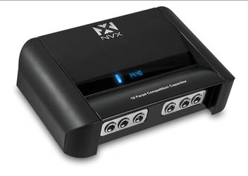 NVX XCAP10H True 10 Farad Stiffening Hybrid Capacitor with Digital Display and Built-in Distribution Block