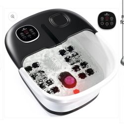 Medical king Foot Spa with Heat and Massage and Jets Includes A Remote Control
