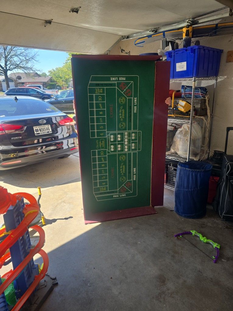 Home Made Craps Table