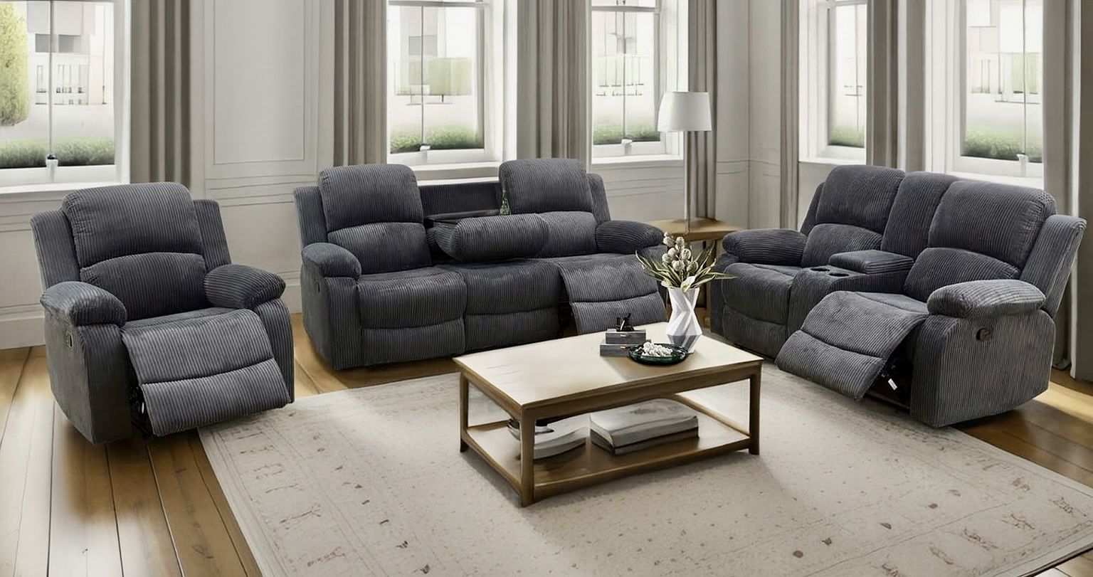 💥FREE DELIVERY💥Brand New 3PC Reclining Sofa Loveseat Chair Set