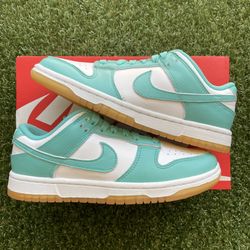Nike Dunk Low Teal Zeal Size 5M/6.5W
