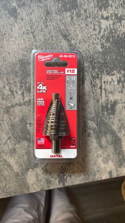 Milwaukee jam free step drill bit