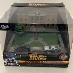 Back To The Future Hill Valley Courthouse Scene Nano Diecast Cars