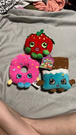 3 Shopkins Plush Toys
