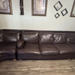 ‼️Leather Couches FOR SALEE‼️‼️