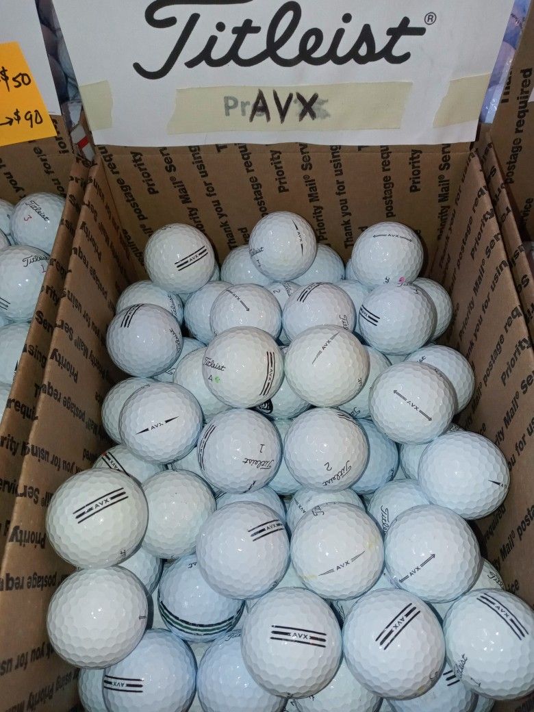 Titleist AVX golf balls