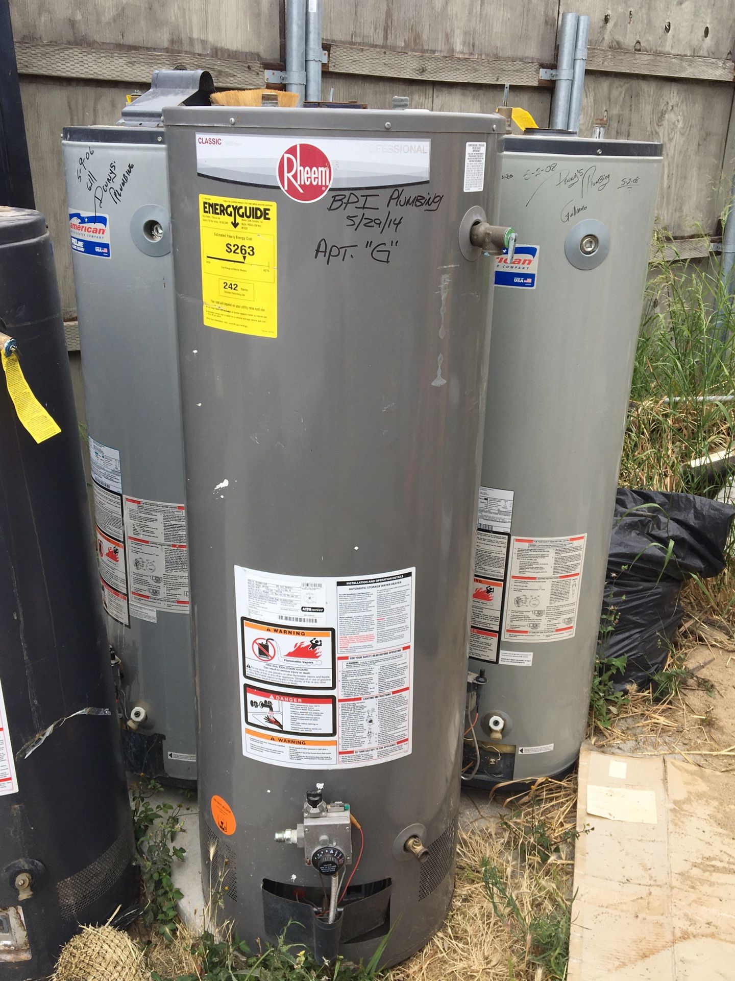 Boilers / Water Heaters 5/5/22 used 30-50 Gallon