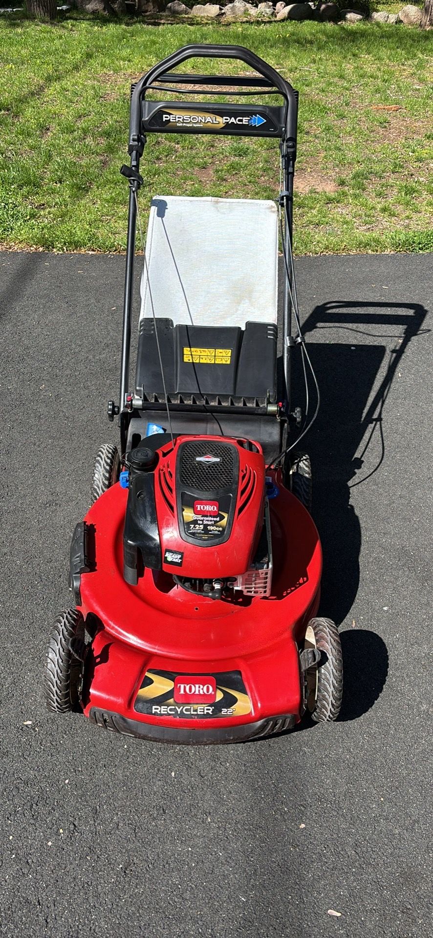 Toro 22” self propelled lawn mower