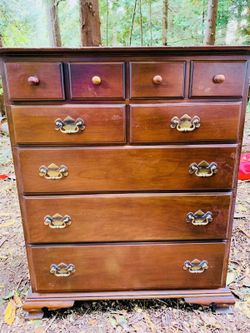Two mahogany vintage dressers