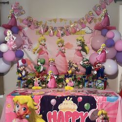 Princess Peaches Happy birthday Party Supply