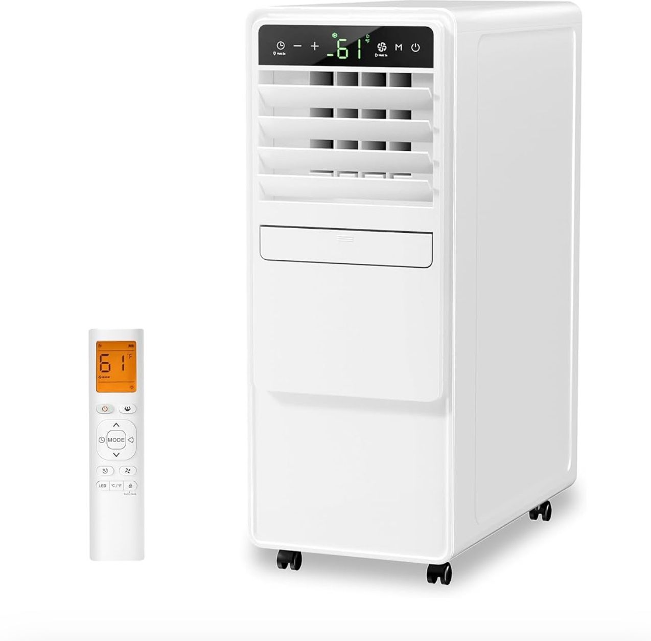 CPHCPH 16,000-Btu Portable Air Conditioner 5-In-1 WiFi Smart Portable Air Conditioner With App, Cooling Rooms Up To 750 Sq.Ft, Fan & Dehumidifier, 24H