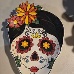 Day of the Dead plate