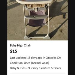 Baby High Chair 