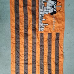 Vintage Cleveland Browns Dog Pound Nylon Flag