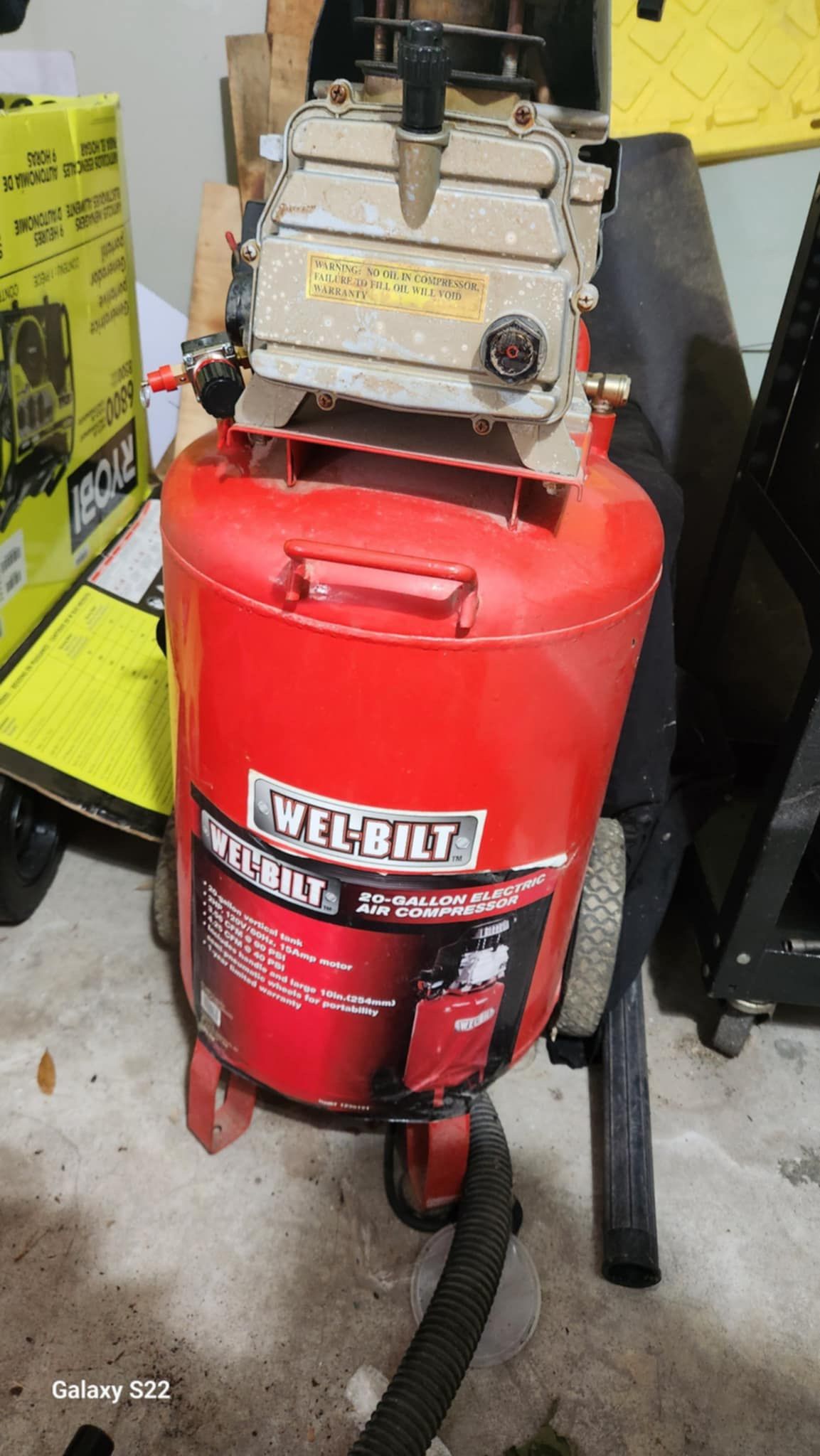 20 Gallon Air Compressor
