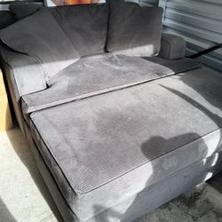 DOWN LOVE SEAT COUCH &OTTOMAN