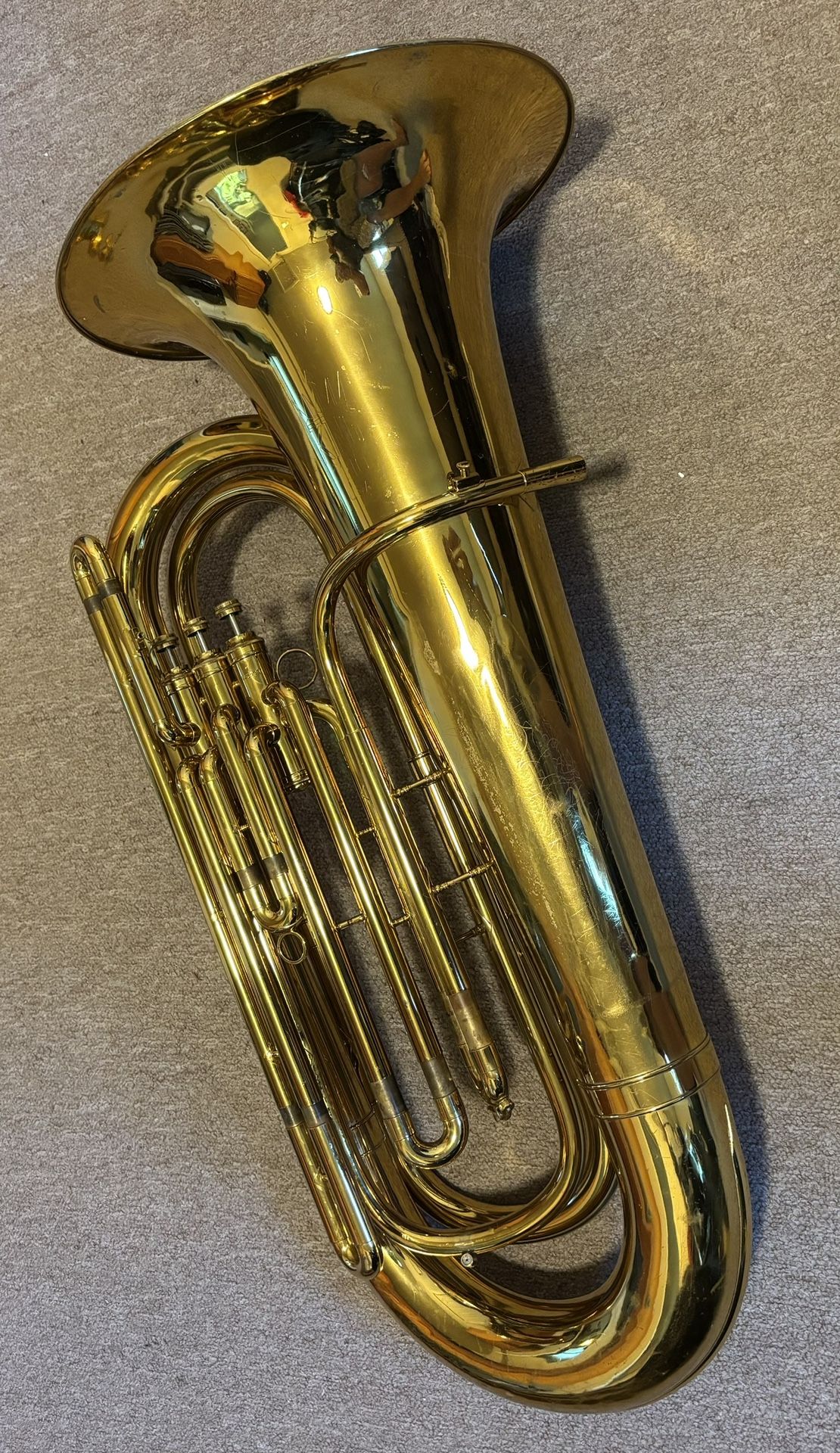King 1140W student model 3-valve BBb tuba