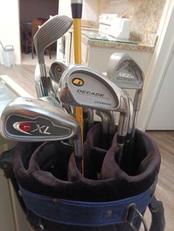 Golf bag full set of clubs in good condition