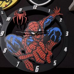 Spider-Man Wall Clock Marvel Decor